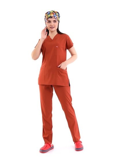 Bflex Soft Yarasa Kol Takım - 6426 Kiremit-7071