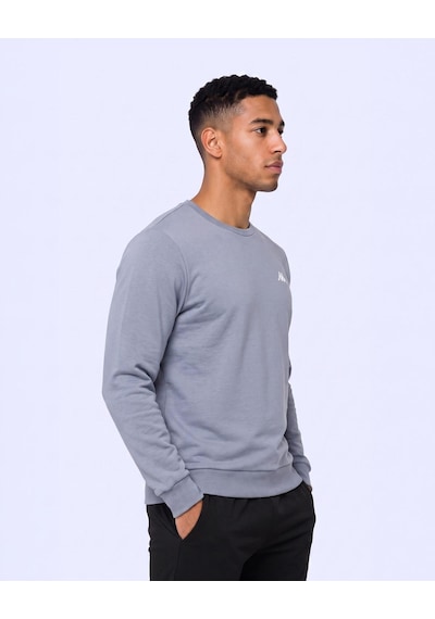Kappa Tanner Erkek Gri Regular Sweatshirt