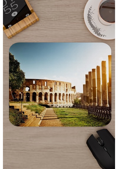 Roma İtalya V3 22x18 Gaming Kauçuk Kaymaz Taban Mouse Pad Fare Altlığı