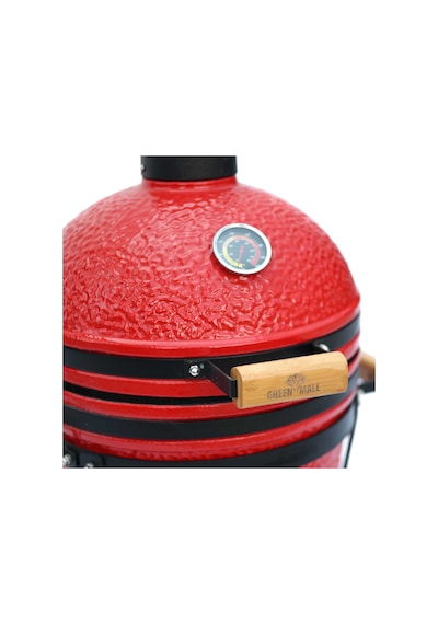 Kamado Seramik Mangal 40 Cm Kırmızı