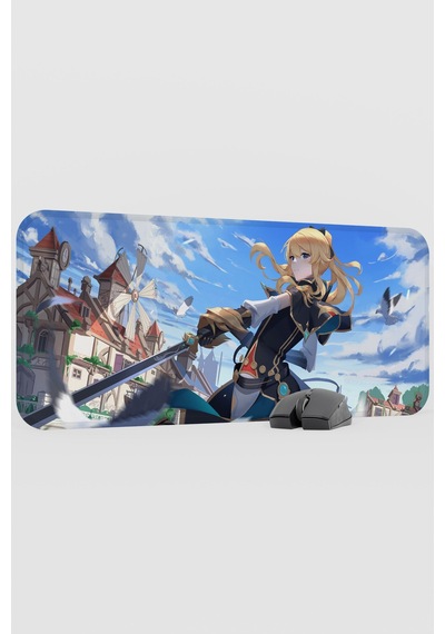 Jean Genshin Impact Anime Gacha V3 - 70x30 Xl Gaming Mouse Pad Fare Altlığı