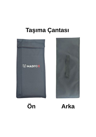 Madfox Katlanır Rüzgar Kesici Aparat Gri - Gümüş