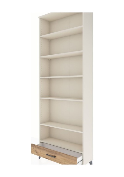 Arges Dolap 6 Raflı Tek Çekmeceli 88x30x243 Aytaşı-çam Aytaşı