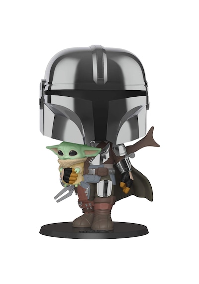 Funko Pop Figür Starwars:mandalorian-10"mandolarian With Chrome