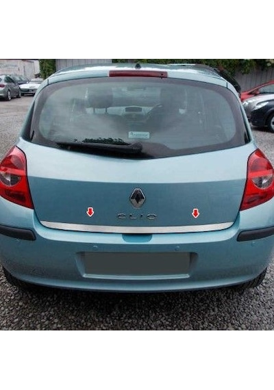 Renault Clio 3 Hb Formlu Krom Bagaj Alt Çıtası   2006-2013