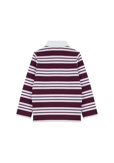Jeep Sweatshirt, 5-6 Yaş, Bordo - Ekru
