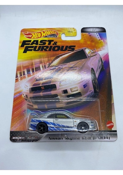 Hot Wheels Premium Nissan Skyline Gt-r Bnr34 Fast And Furious,