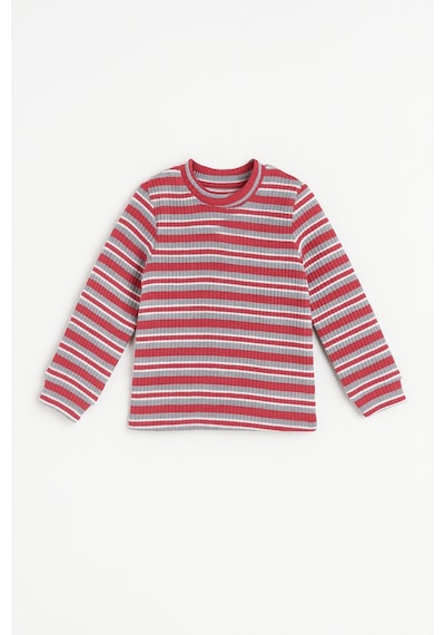Esila Kids Kız Çocuk Body Pamuklu Çizgili Uzun Kollu 4-9 Yaş Çok Renkli
