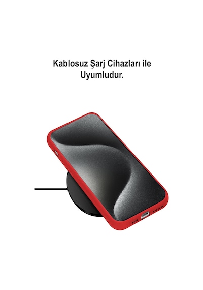 Apple Uyumlu iPhone 15 Plus İçi Kadife Kamera Korumalı Lansman Silikon Kılıf