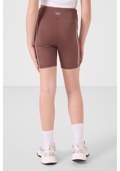 Tommylife Kahverengi Esnek Standart Fit Basic Performans Kız Çocuk Tayt - 75189 Kahverengi