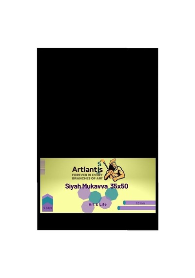 Artlantis Siyah Renkli Mukavva 35x50 5 Adet Renkli Mukavva 5 Adet