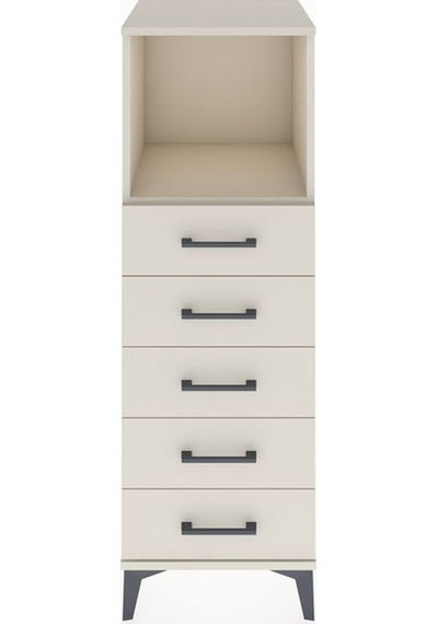 Hyperion Dolap Tek Raflı 5 Çekmeceli 44x44x134 Aytaşı-aytaşı Aytaşı