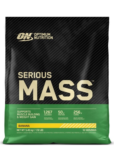 Serious Mass Muz Aromalı 5.45kg 16 Servis Ve Kas Gelişimi İçin Yüksek Kalori Muz