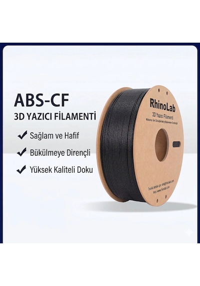 Rhinolab Abs-cf Filament - Black