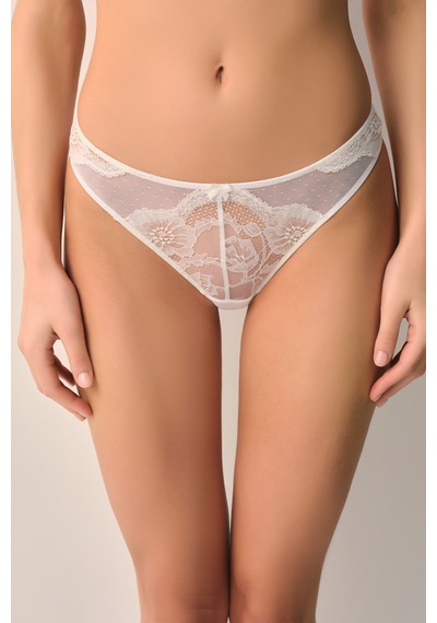 Suwen Vivienne Dantelli String Külot St4450602036 Ekru