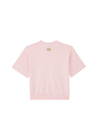Msgm Çocuk Kısa Kol Sweatshirt Pembe