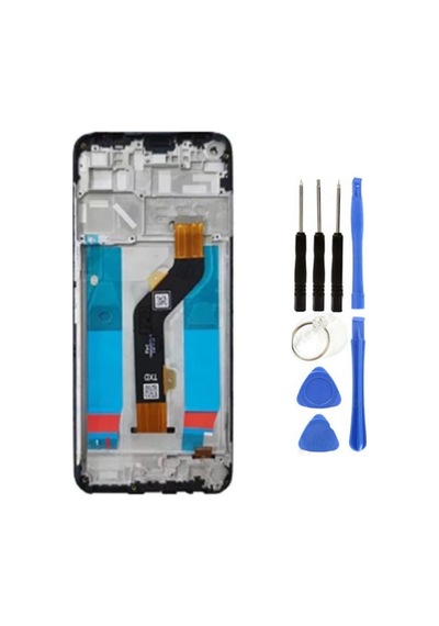 İnfinix Note 8i Uyumlu Çıtalı Hk Lcd Ekran Dokunmatik + Tamir Seti