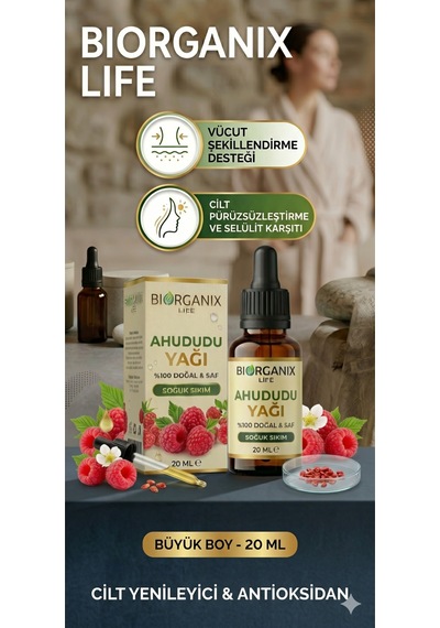 Life %100 Saf Ahududu Yağı - Doğal Güneş Koruyucu & Anti-aging Bakım 20 Ml