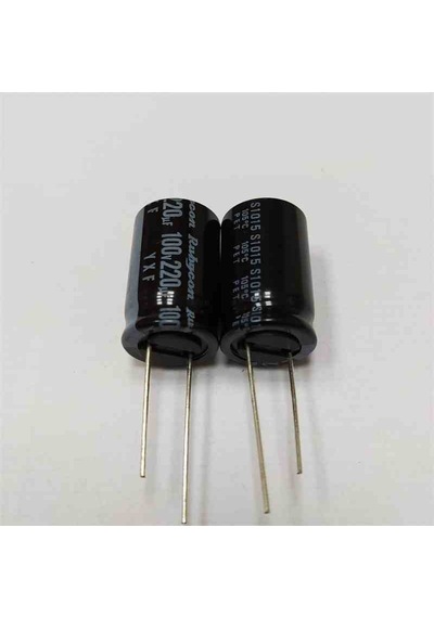 220mf 100v 15x25 105 Rubycon Elko Kondansatör 35 Adet
