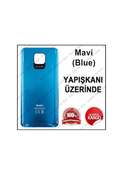 Xiaomi Redmi Note 9 Pro / Note 9S Arka Pil Batarya Kapak Cam (368842404)