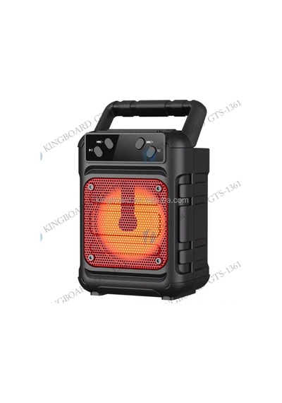 Gts-1361 Taşınabilir Kablosuz Bluetooth Hoparlör Extra Bass Renkli Led Işık