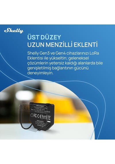 Shelly Lora Add-on Uzun Menzilli İletişim Modülü