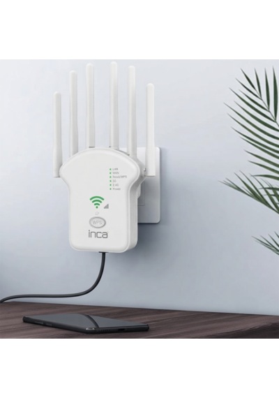 Inca Ire-1200 1200mbps Wi-fi Sinyal Güçlendirici Menzil Genişletici Repeater Dual Band