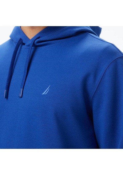 Nautica Erkek Mavi Classic Fit Kapüşonlu Sweatshirt-11589 Mavi