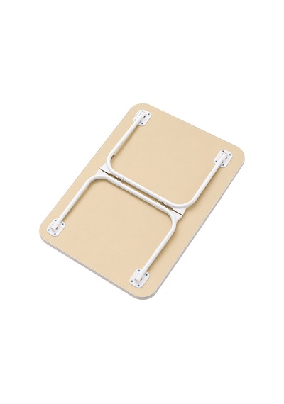 Sn-29693 Katlanabilir Laptop Masası Ve Yatak Koltuk Üzeri Tepsisi Ahşap Desen 60x40cm Sarı