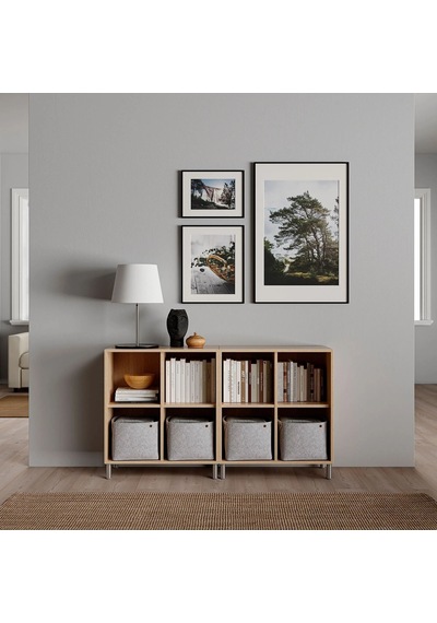 Ikea Eket 4'lü Mobilya Ayağı 10 X 3 Cm Krom