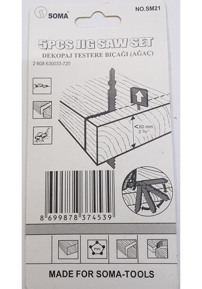 Soma Dekopaj Uçu 5 Li Set Ağaç İçin
