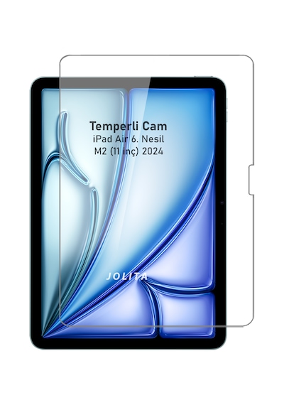 Apple Uyumlu iPad  Air 6. Nesil M2 11 İnç Temperli Ekran Koruyucu Kırılmaz Cam