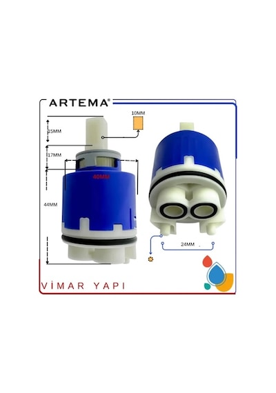 Artema A22629yp Yerine A25653yp Artema Kartuş Ayakli-kerox Diğer