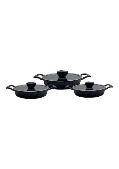 Vento 6 Parça Yanmaz Yapışmaz Titanyum Kaplama Sahan Seti 18-20-22 Cm