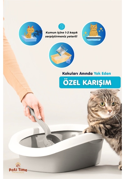 5li Set - Kedi Kumu Koku Giderici Lavanta Kokulu 25gr X 5