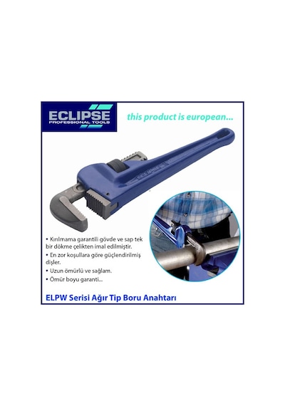Eclipse Elpw24 Ağır Tip Boru Anahtarı 76 MM