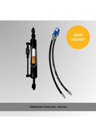 Emek Ticaret Hidrolikli Orta Kol 60 Cm 40'lık Mil, Ağır Hizmet