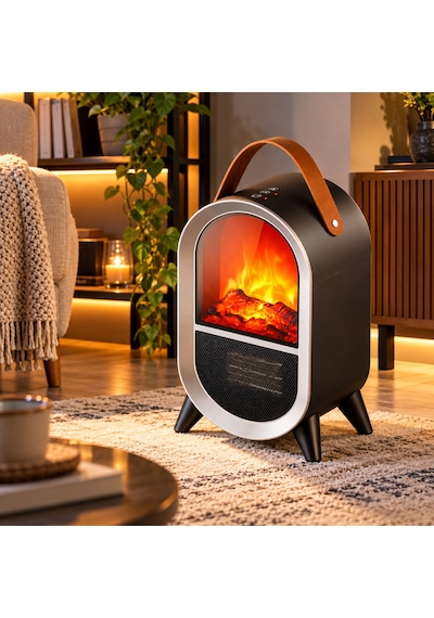 Cata CT-6055 Uludağ Taşınabilir Şömine Isıtıcı