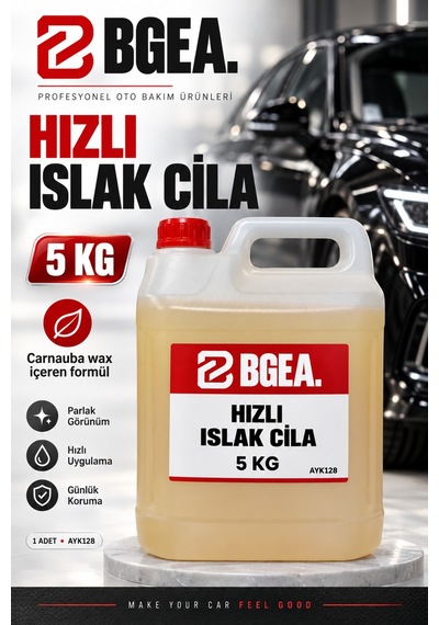 Bgea Hızlı Islak Cila 5 Kg Carnauba Wax İçeren Oto Cilası
