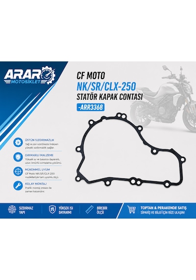 Cf Moto Nk/sr/clx-250 Statör Kapak Contası-arr3368
