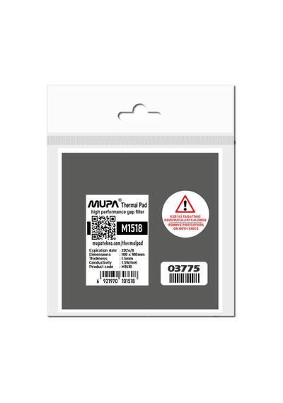 Mupa Termal Ped / Thermal Pad 1.5Mm 1.5W/Mk 10X10Cm M1518