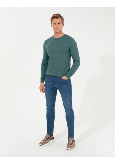 Pierre Cardin Erkek Yeşil Triko Kazak 50257290-vr054 Yeşil
