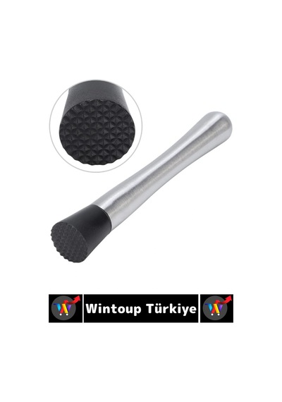 Uzun Ömürlü Ergonomik Tutuş İçecek Kokteyl Bar Meyve Ezme Tırtıklı Zahmetsiz Buz Kırma Çubuğu Çok Renkli