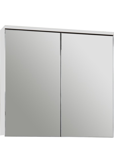 Yıldız Aynalı Ust Dolap Beyaz 80X61X14 Cm Beyaz