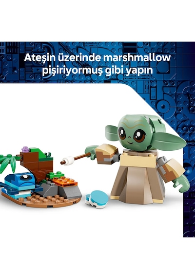 LEGO® Star Wars: The Mandalorian™ Grogu’nun Yuvası 75443-4 Yaş Üzeri Çocuklar için Figür İçeren Yaratıcı Oyuncak Yapım Seti (107P)