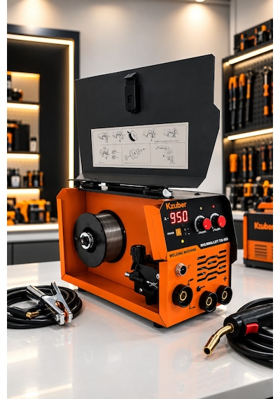 Yeni Nesil 950 Amper Gazsız Gazaltı Kaynak Makinesi Full Set 1 Kg Kaynak Teli Hediye