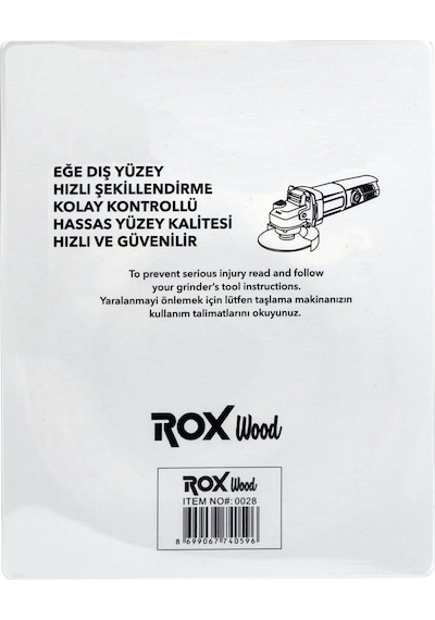 Rox Wood 0028 Ahşap Eğe Törpü Diski 90 - Mm