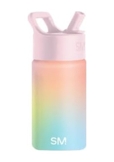 Simple Modern Kids Summit 0,4 L - Blue Dune Lightning Bolts Acı Kahverengi