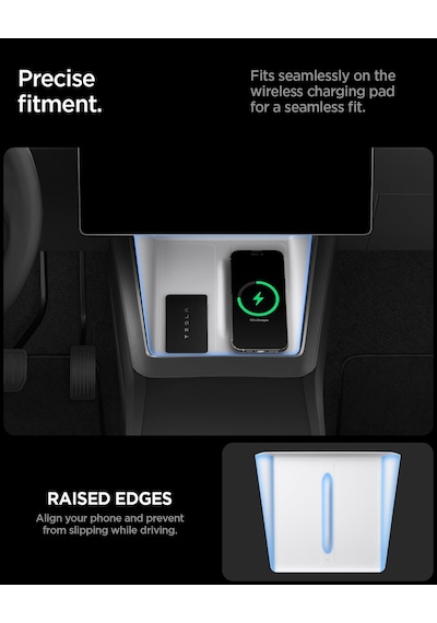 Tesla Model Y Juniper 2026-2025 Kablosuz Şarj Pedi Koruyucu Kaplama To261jh White - Acp10032 Diğer