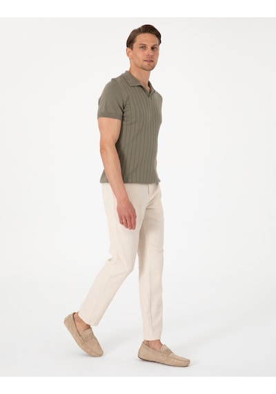 Pierre Cardin Erkek Bej Pantolon Kanvas-chino 50301754-vr011